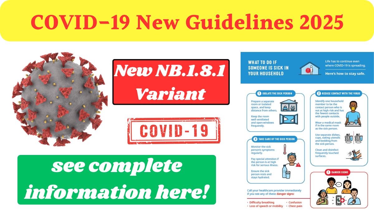 COVID-19 New Guidelines 2025