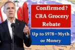 CRA Grocery Rebate for July 2025