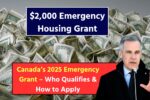 $2,000 Emergency Housing Grant